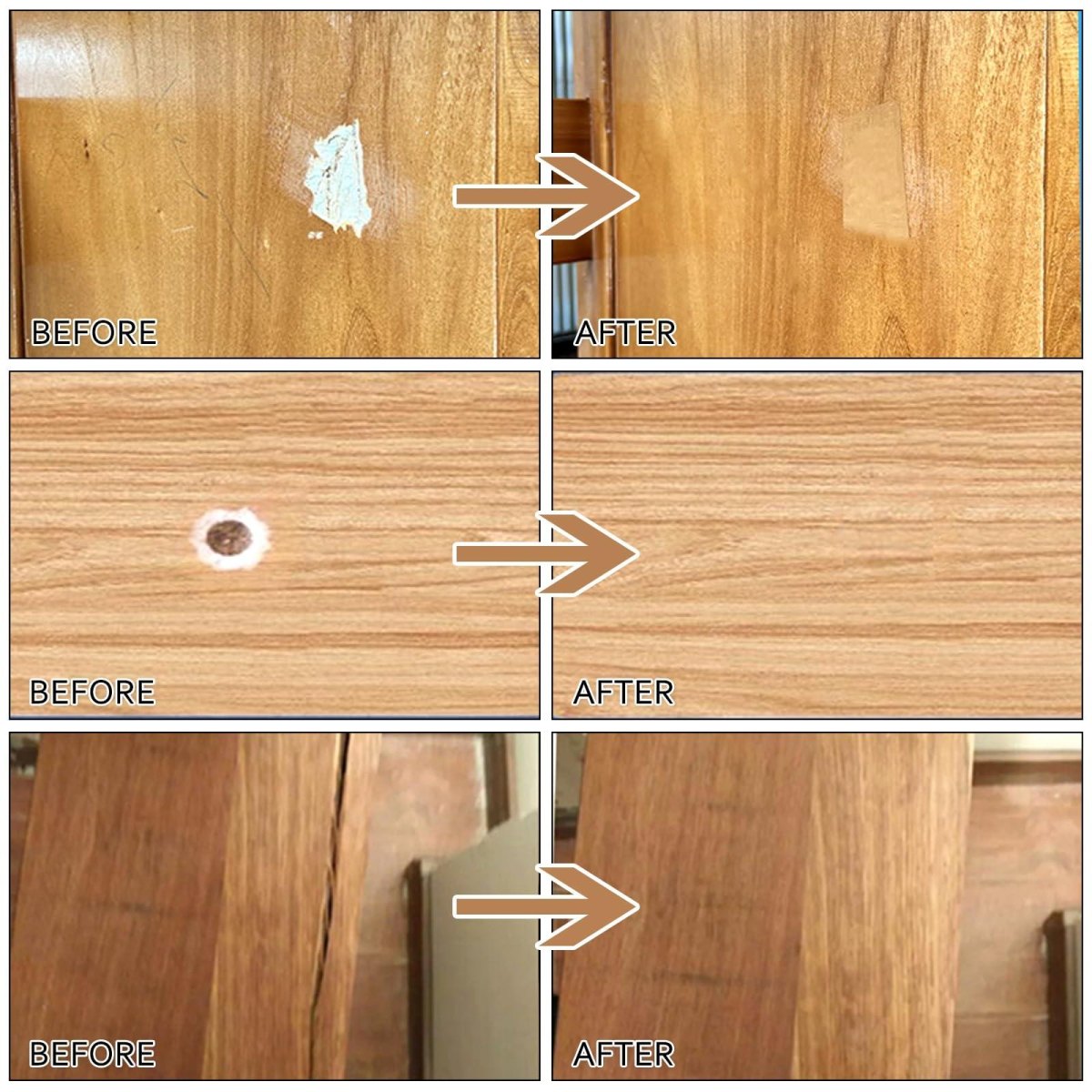 Abgenutzte Holzflächen reparieren