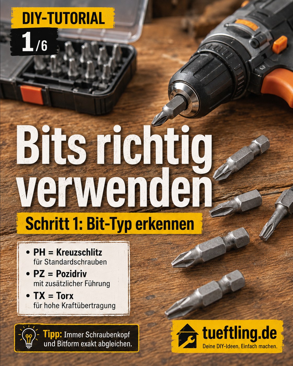 6 Schritte Für Sicheren Bit - Sitz Im Akkuschrauber