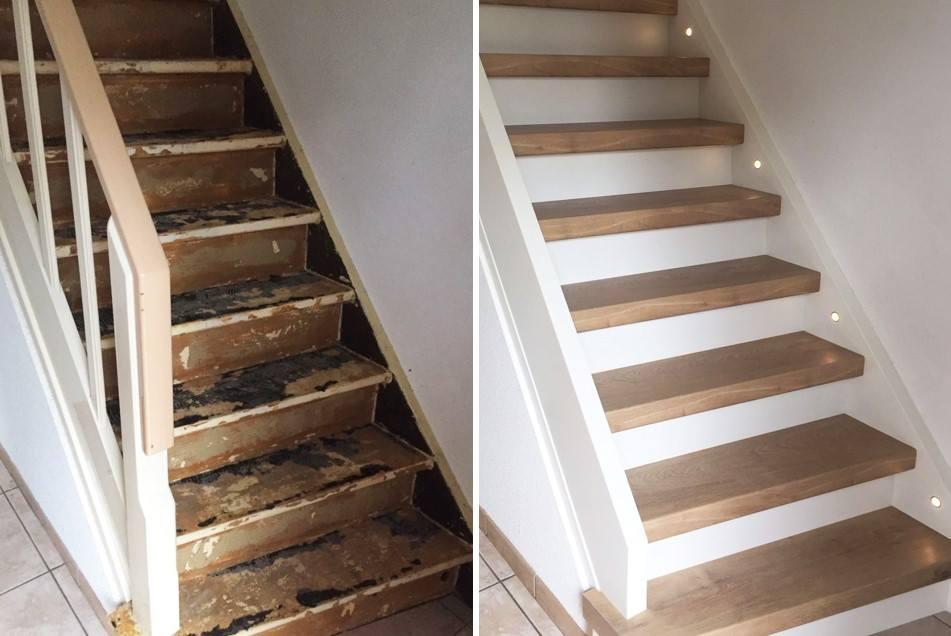 Alte Holztreppen wieder elegant gestalten