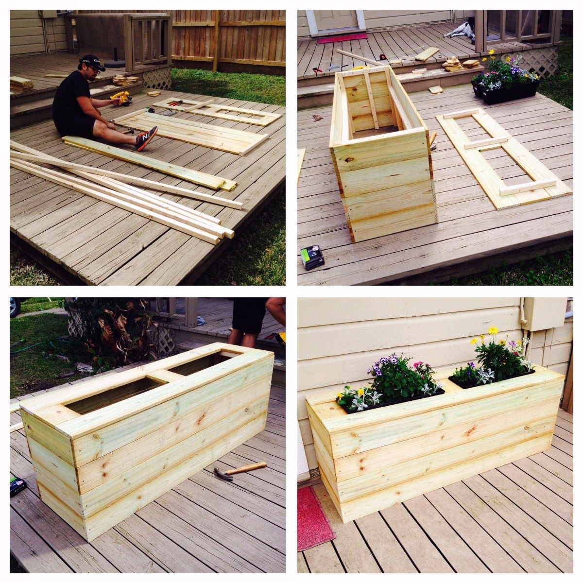 Blumenkasten aus Holz