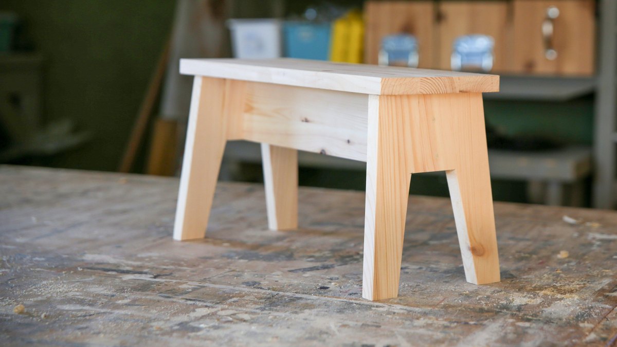 Holzhocker selber bauen