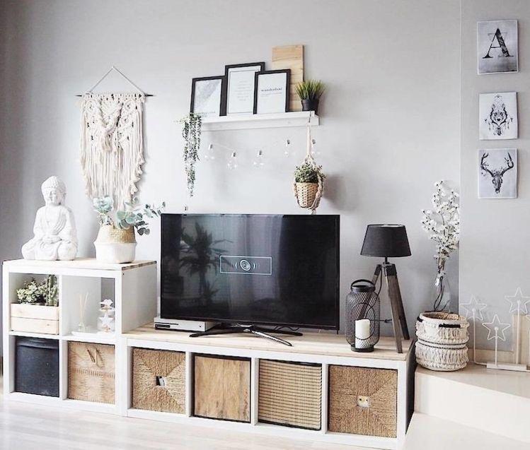 Kallax TV Bank modernes Wohnzimmer