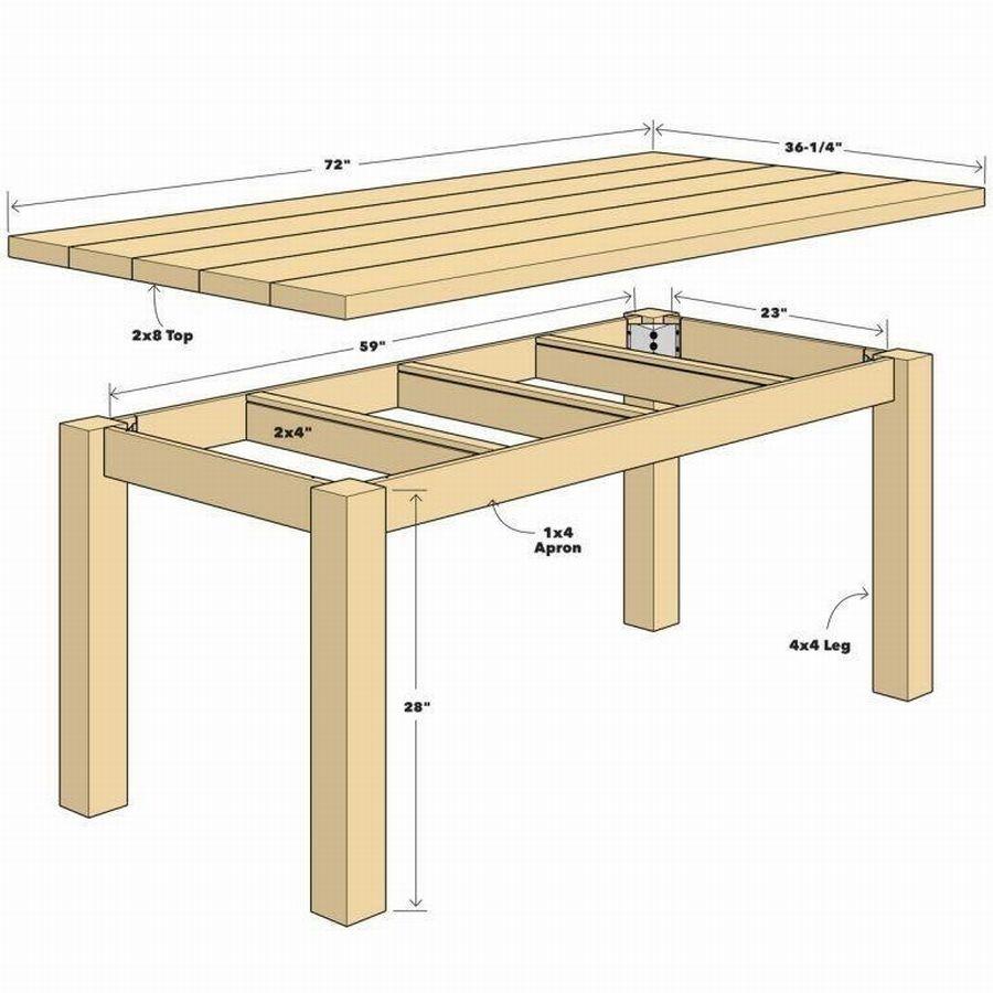 Kleiner Gartentisch Holz