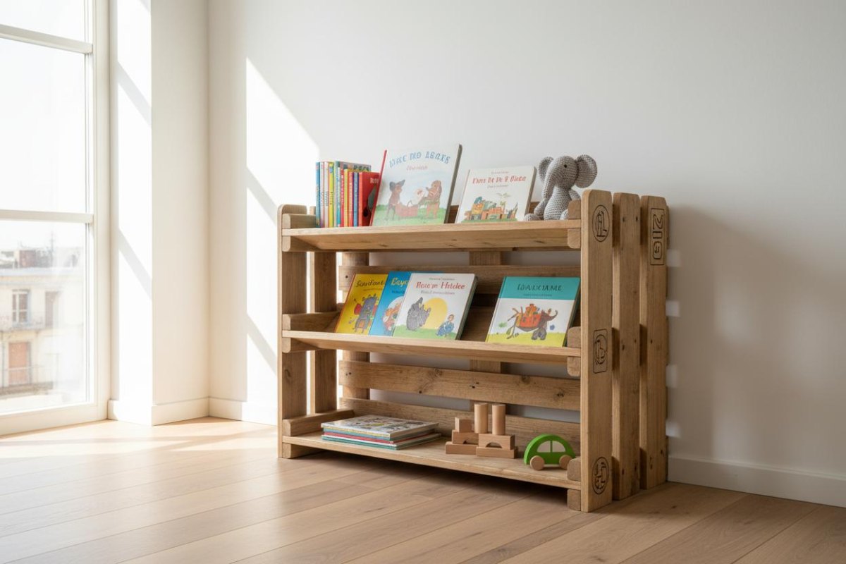 Paletten Regal Kinderzimmer Spielzeug