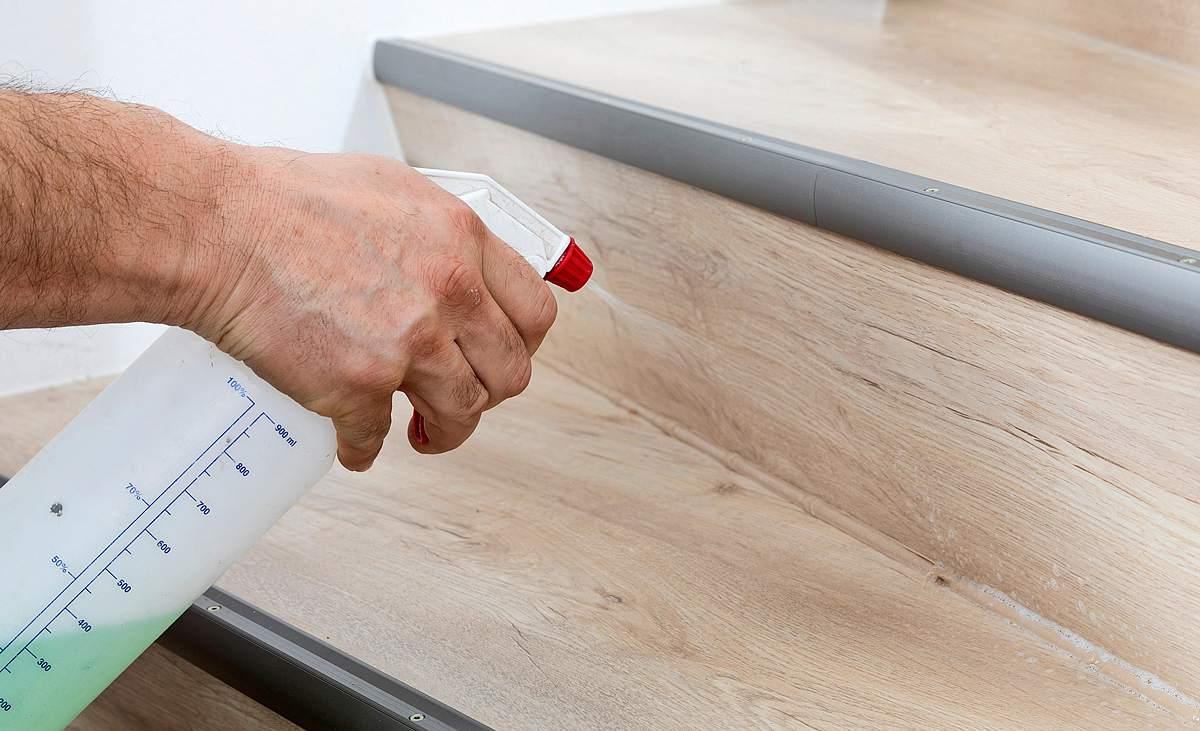 Laminattreppe reinigen und pflegen