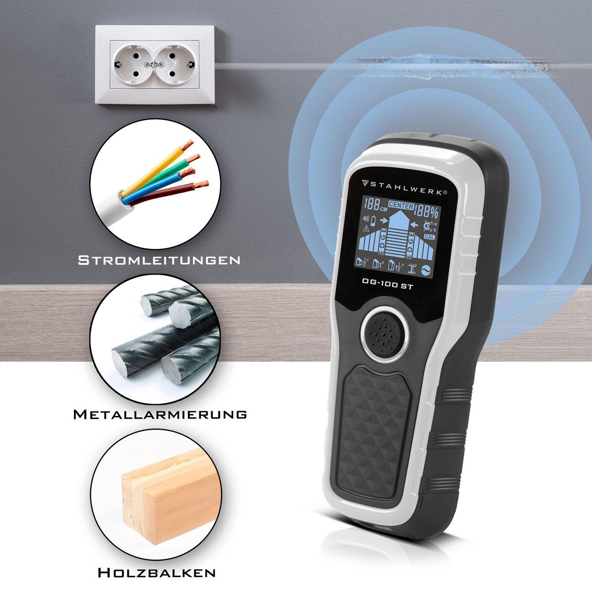 Wandscanner erkennt Materialien