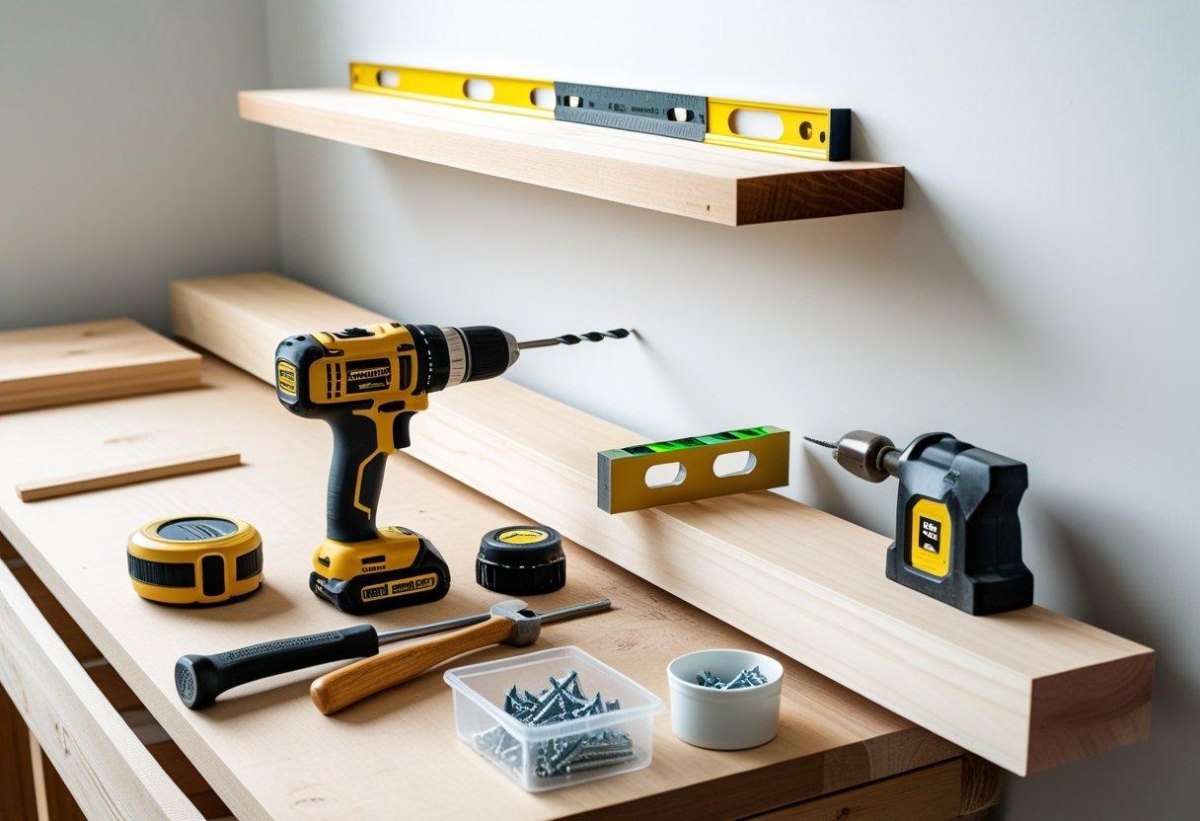 Wandregal Holz selber bauen mit einfacher Anleitung