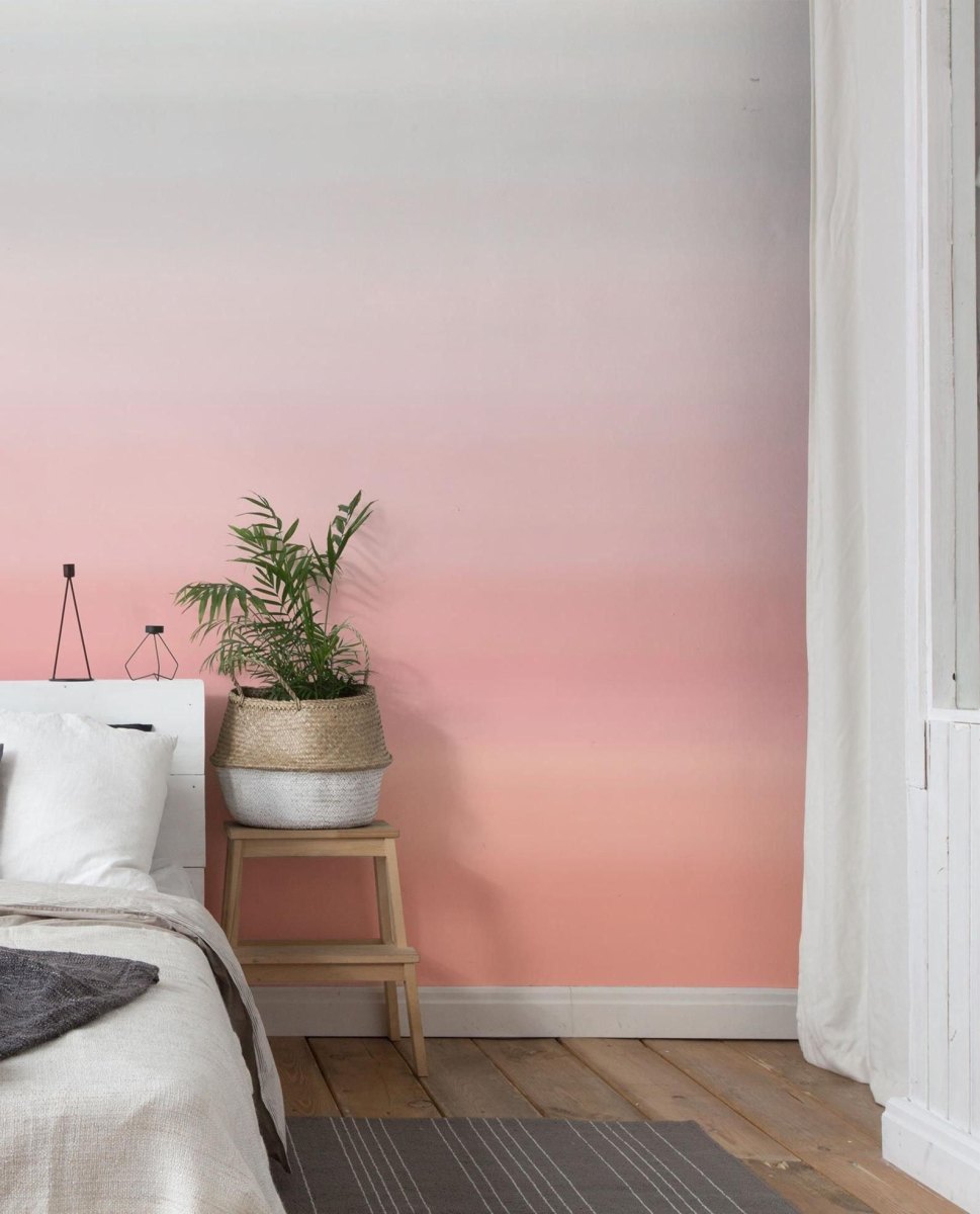 Ombre Wand mit Farbverlauf