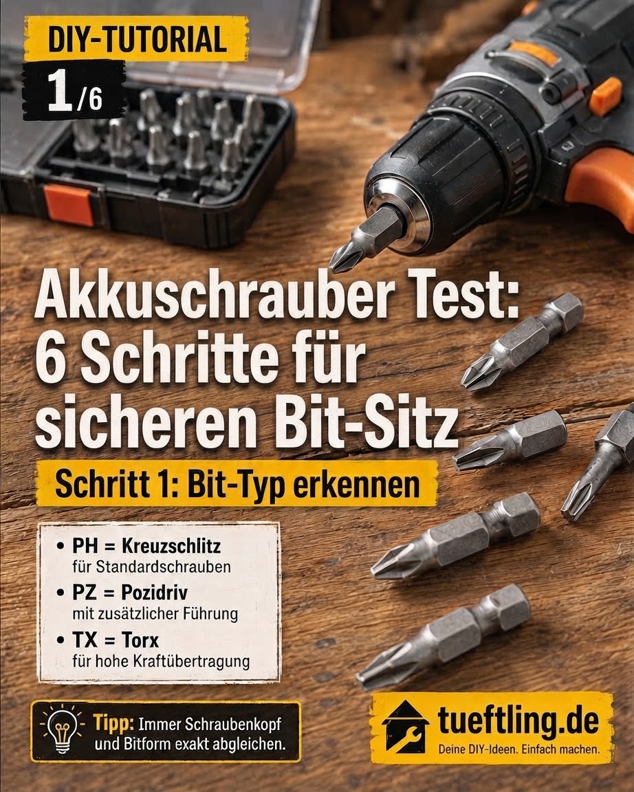 Akkuschrauber Test: 6 Schritte für sicheren Bit-Sitz