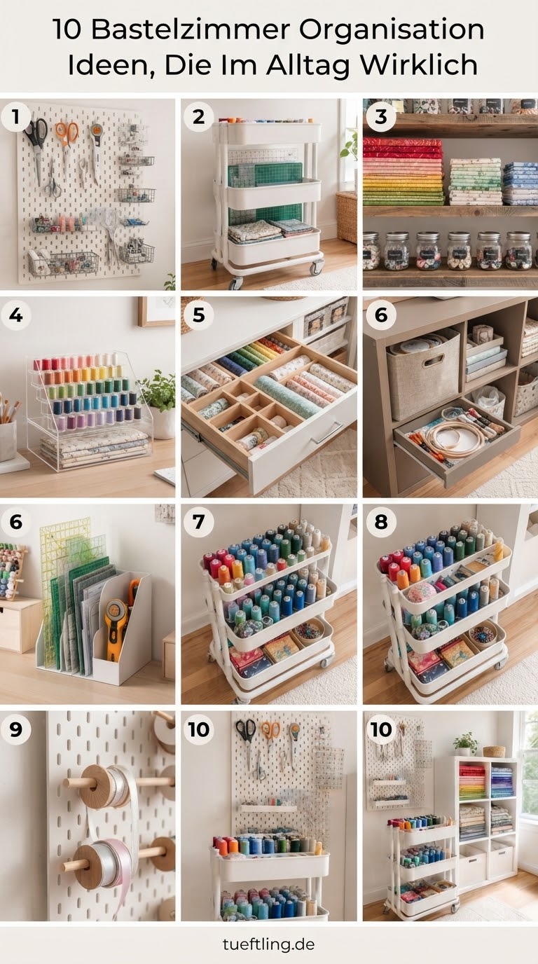 10 Bastelzimmer Organisation Ideen, Die Im Alltag Wirklich