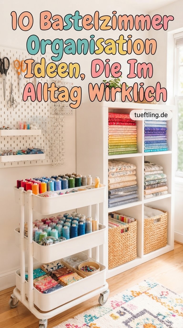 10 Bastelzimmer Organisation Ideen, Die Im Alltag Wirklich