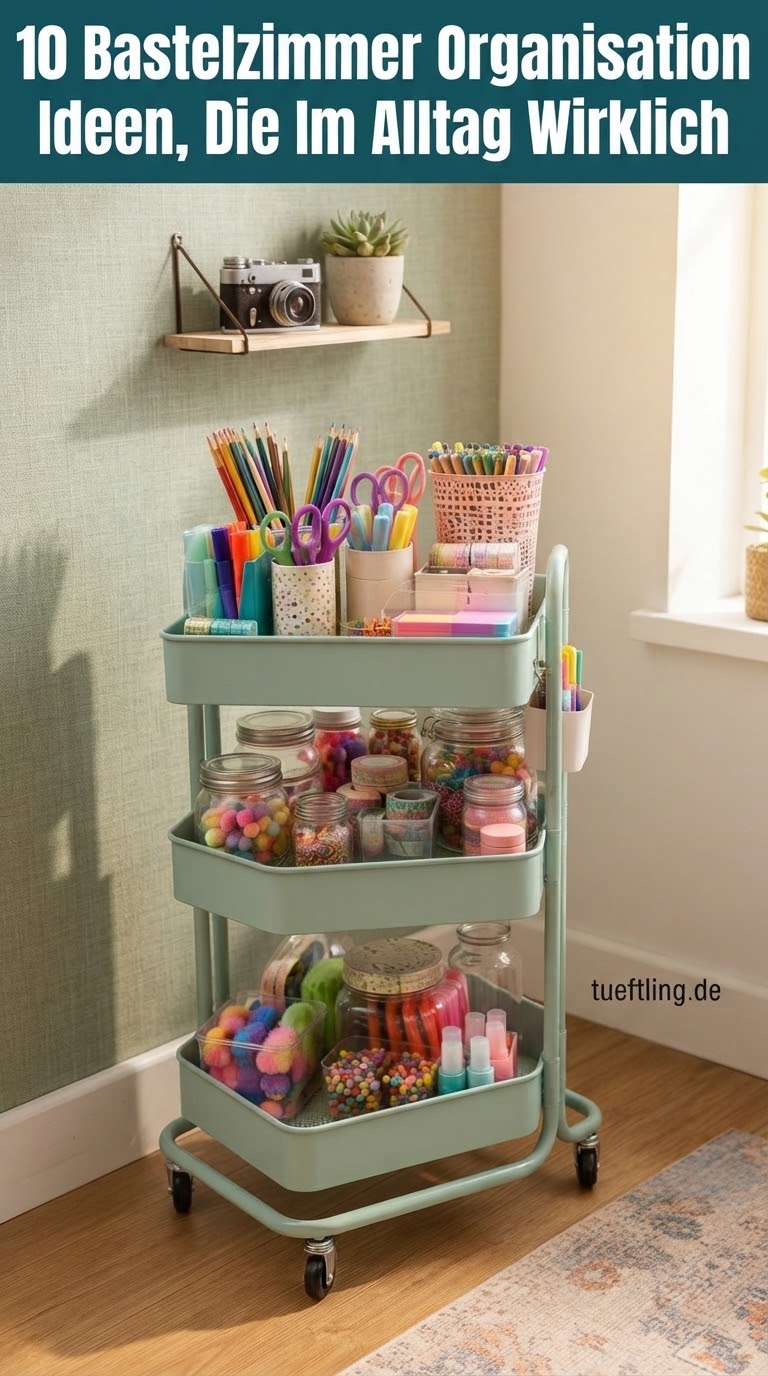 10 Bastelzimmer Organisation Ideen, Die Im Alltag Wirklich