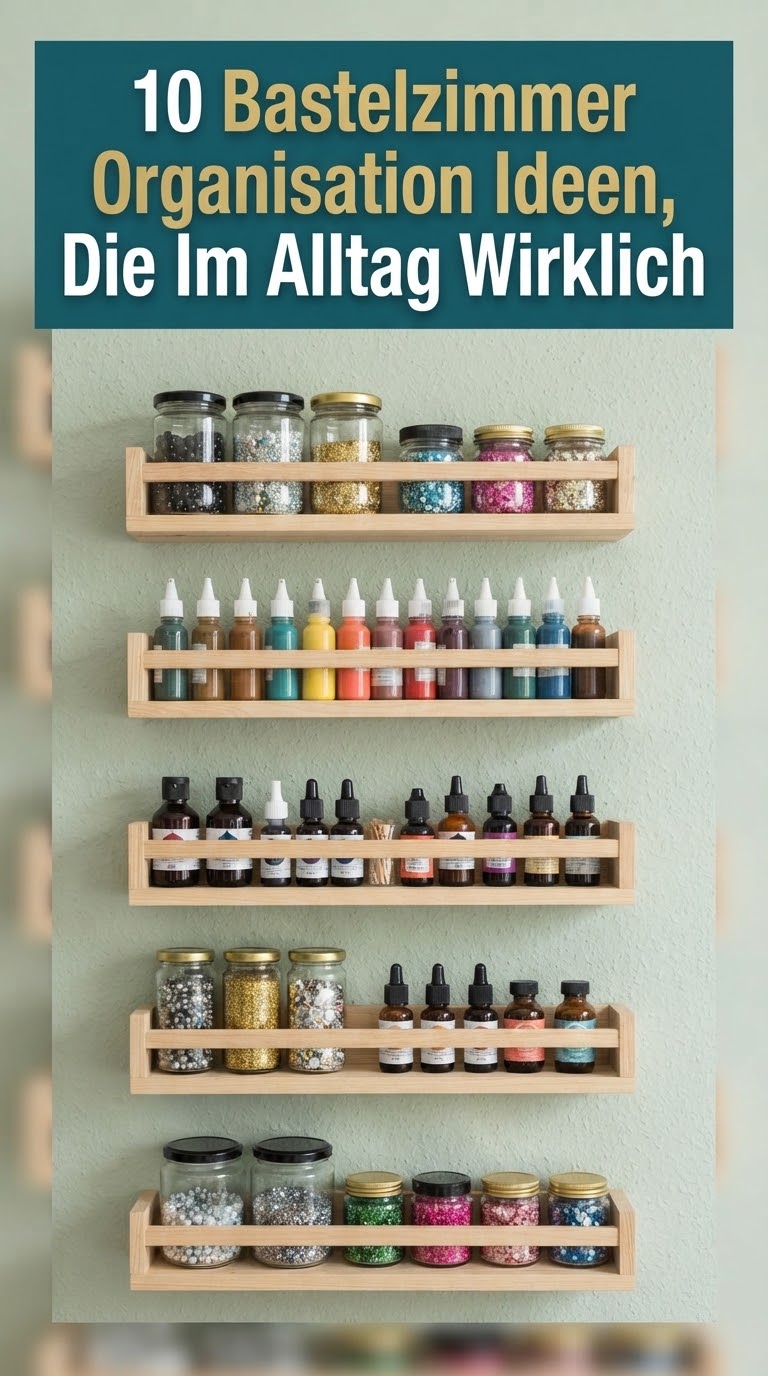 10 Bastelzimmer Organisation Ideen, Die Im Alltag Wirklich