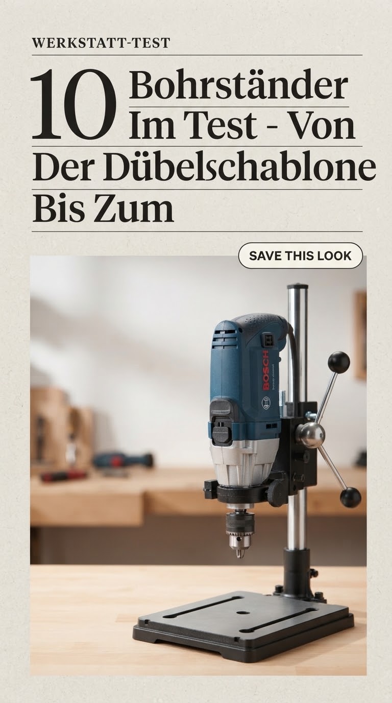 10 Bohrständer Im Test - Von Der Dübelschablone Bis Zum