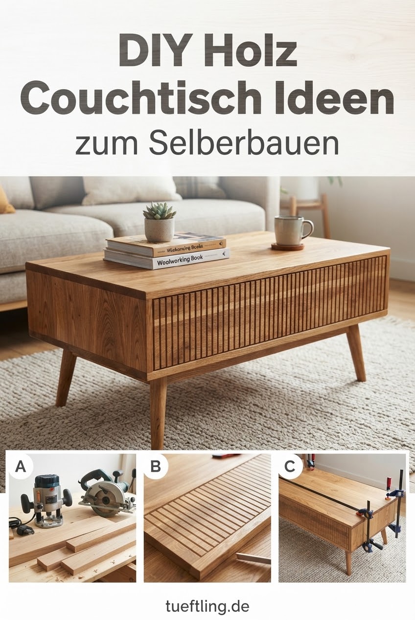 DIY Holz Couchtisch Ideen zum Selberbauen