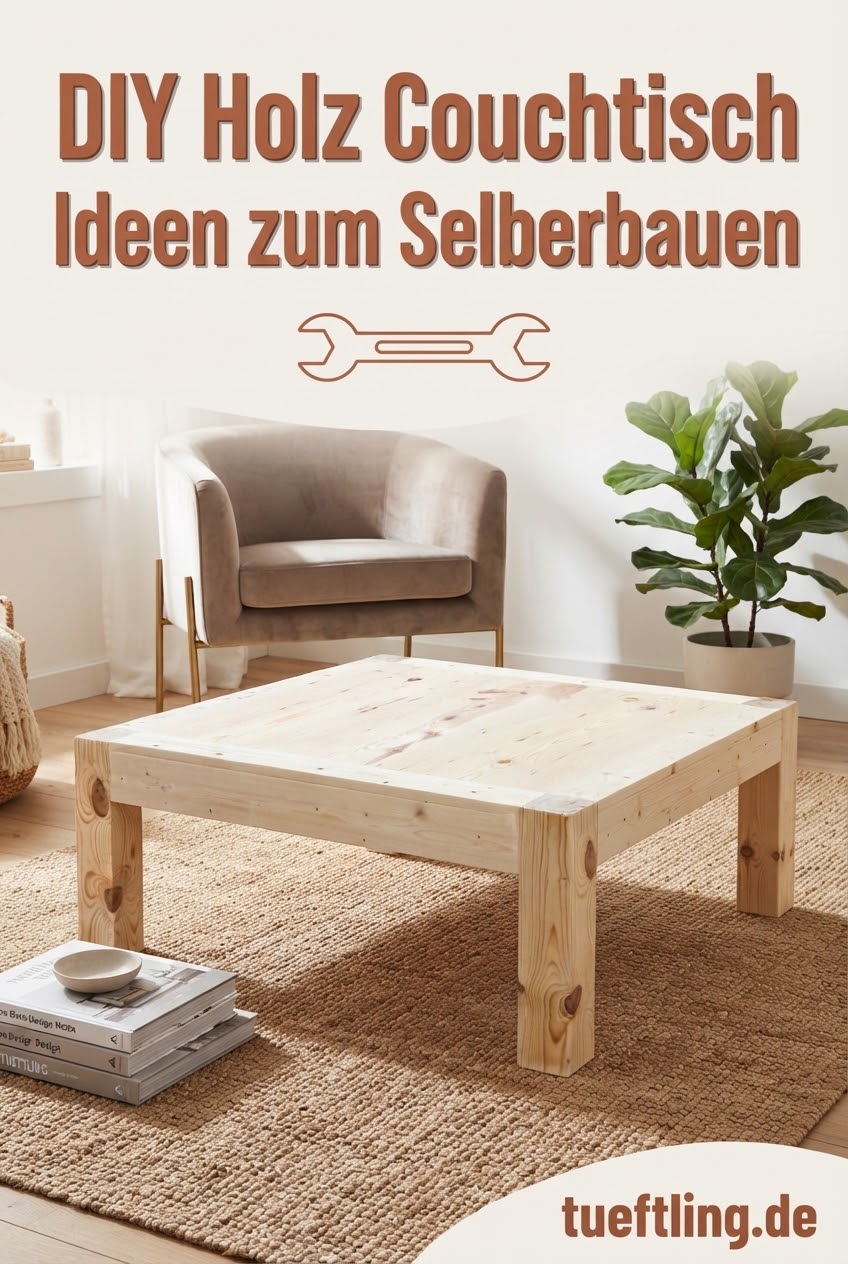 DIY Holz Couchtisch Ideen zum Selberbauen