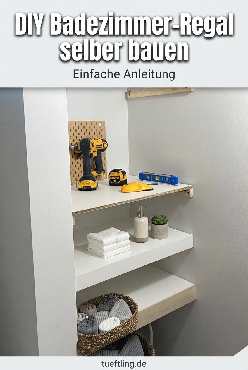 DIY Badezimmer-Regal selber bauen Einfache Anleitung