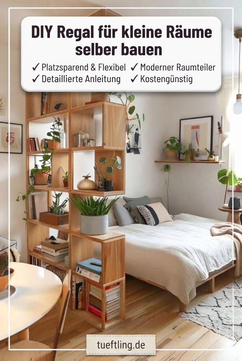 DIY Regal für kleine Räume selber bauen
