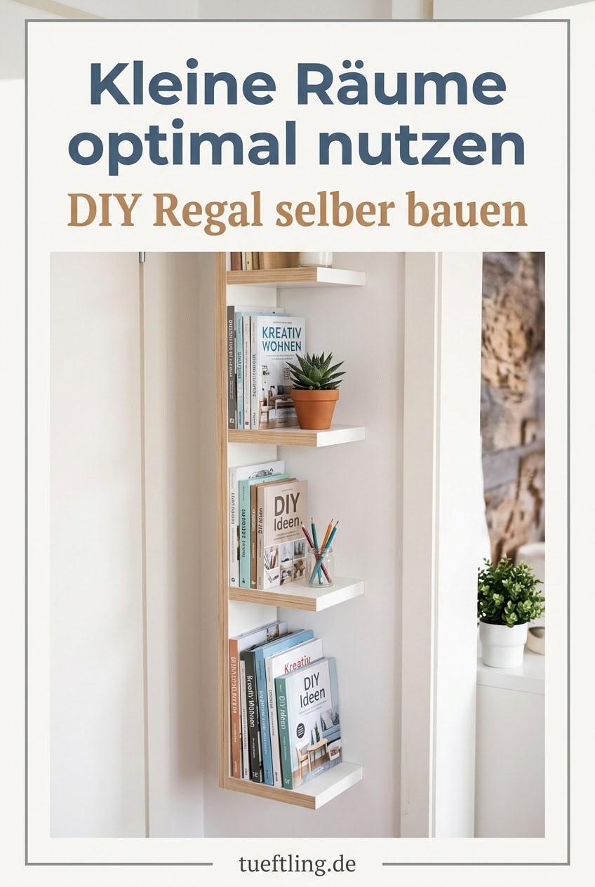 Kleine Räume optimal nutzen DIY Regal selber bauen