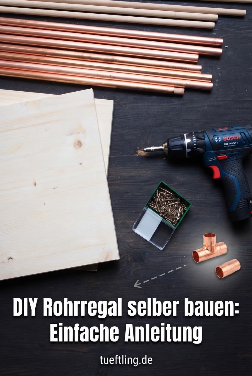 DIY Rohrregal selber bauen: Einfache Anleitung