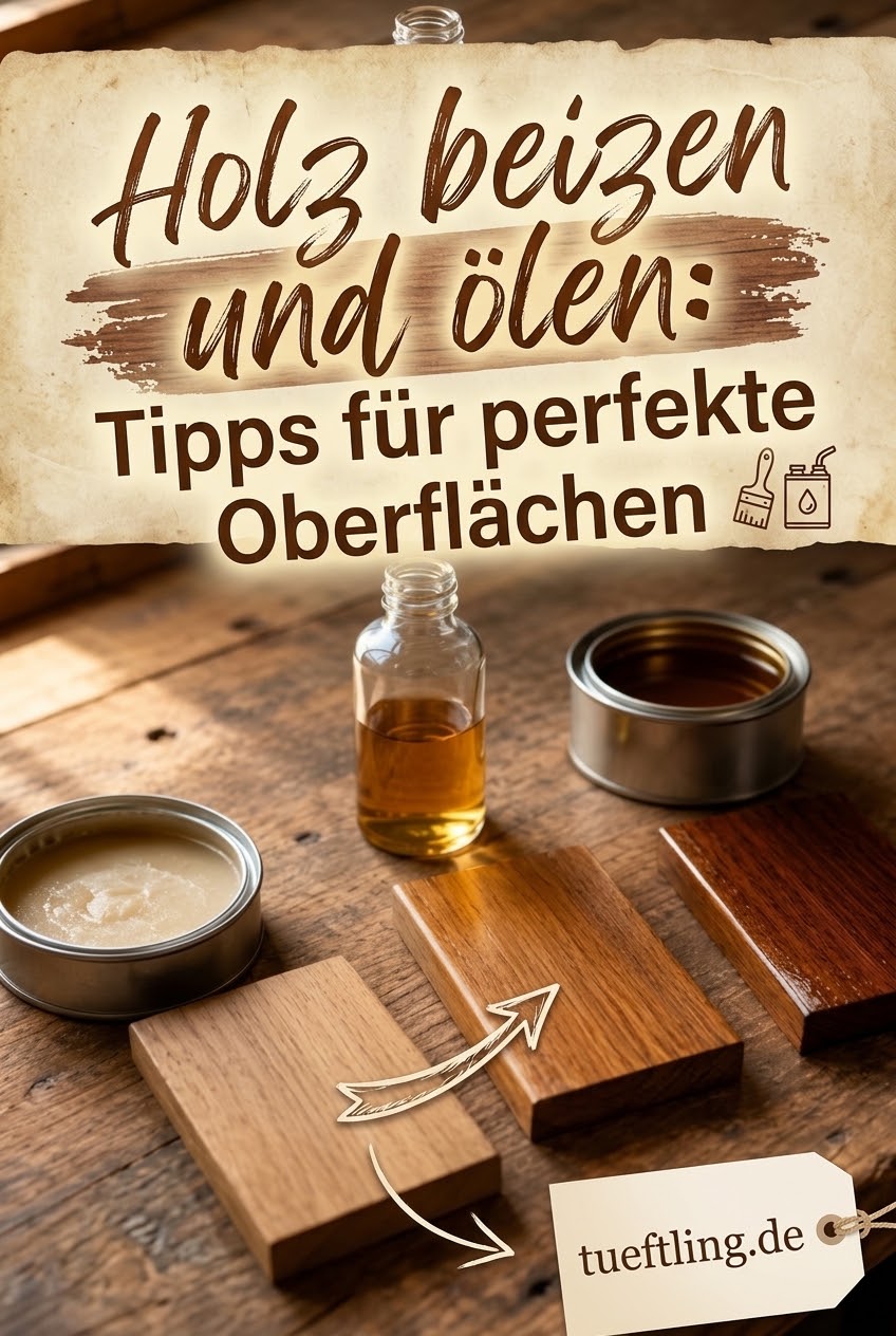 Holz beizen und ölen: Tipps für perfekte Oberflächen