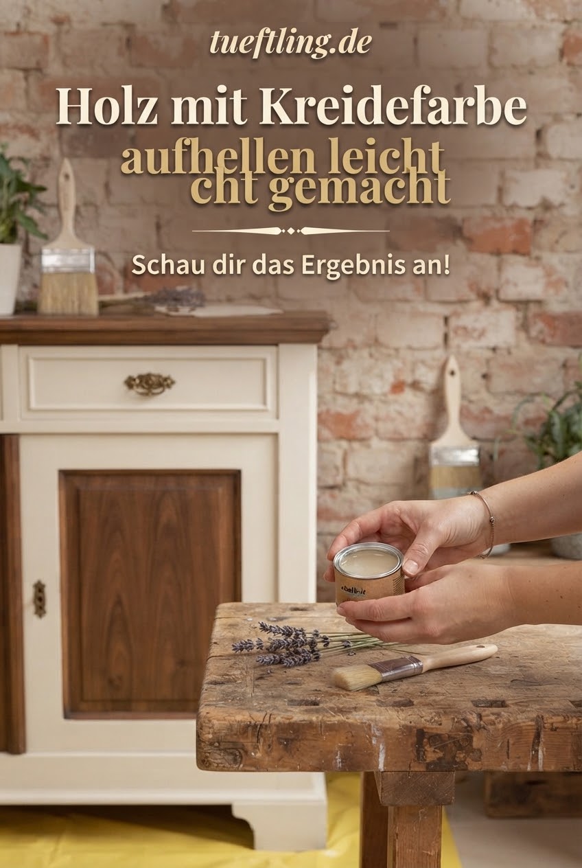 Holz mit Kreidefarbe aufhellen leicht gemacht