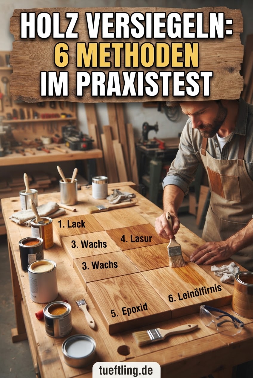 Holz versiegeln: 6 Methoden im Praxistest