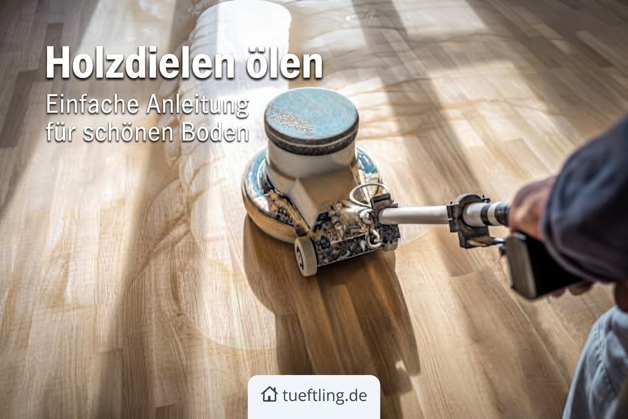 Holzdielen ölen: Einfache Anleitung für schönen Boden