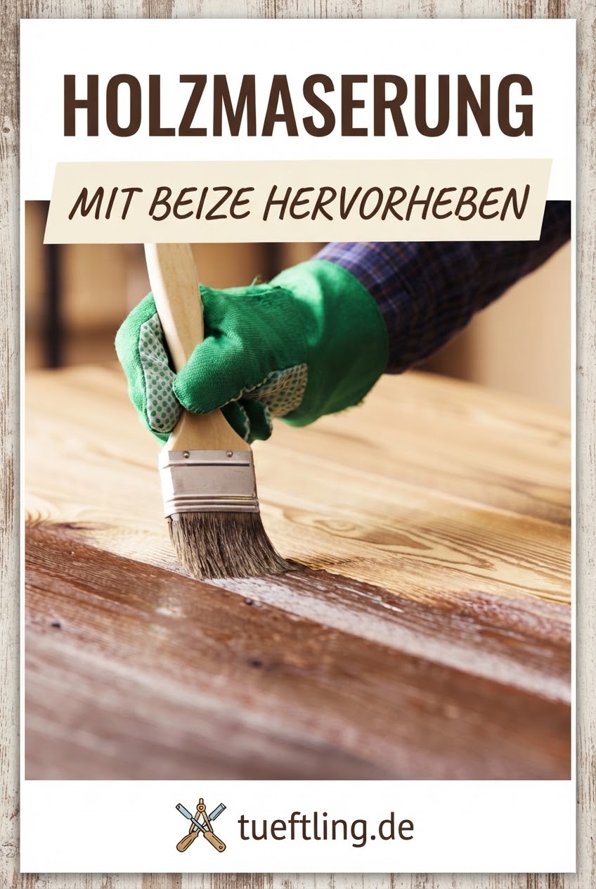 Holzmaserung Mit Beize Hervorheben