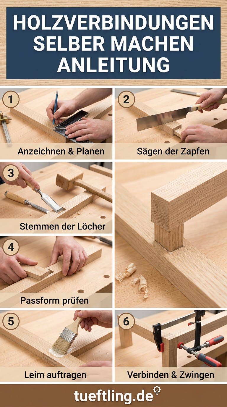 Holzverbindungen selber machen Anleitung
