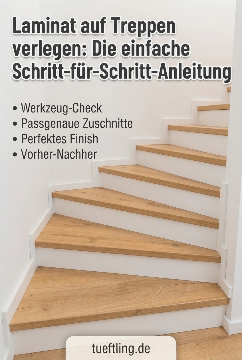 Laminat auf Treppen verlegen: Die einfache Schritt-für-Schritt-Anleitung
