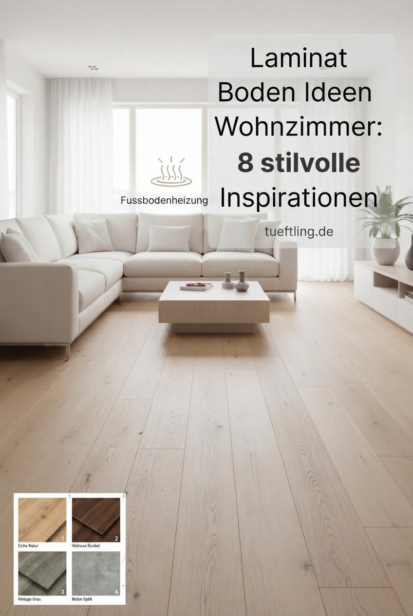 Laminat Boden Ideen Wohnzimmer: 8 stilvolle Inspirationen