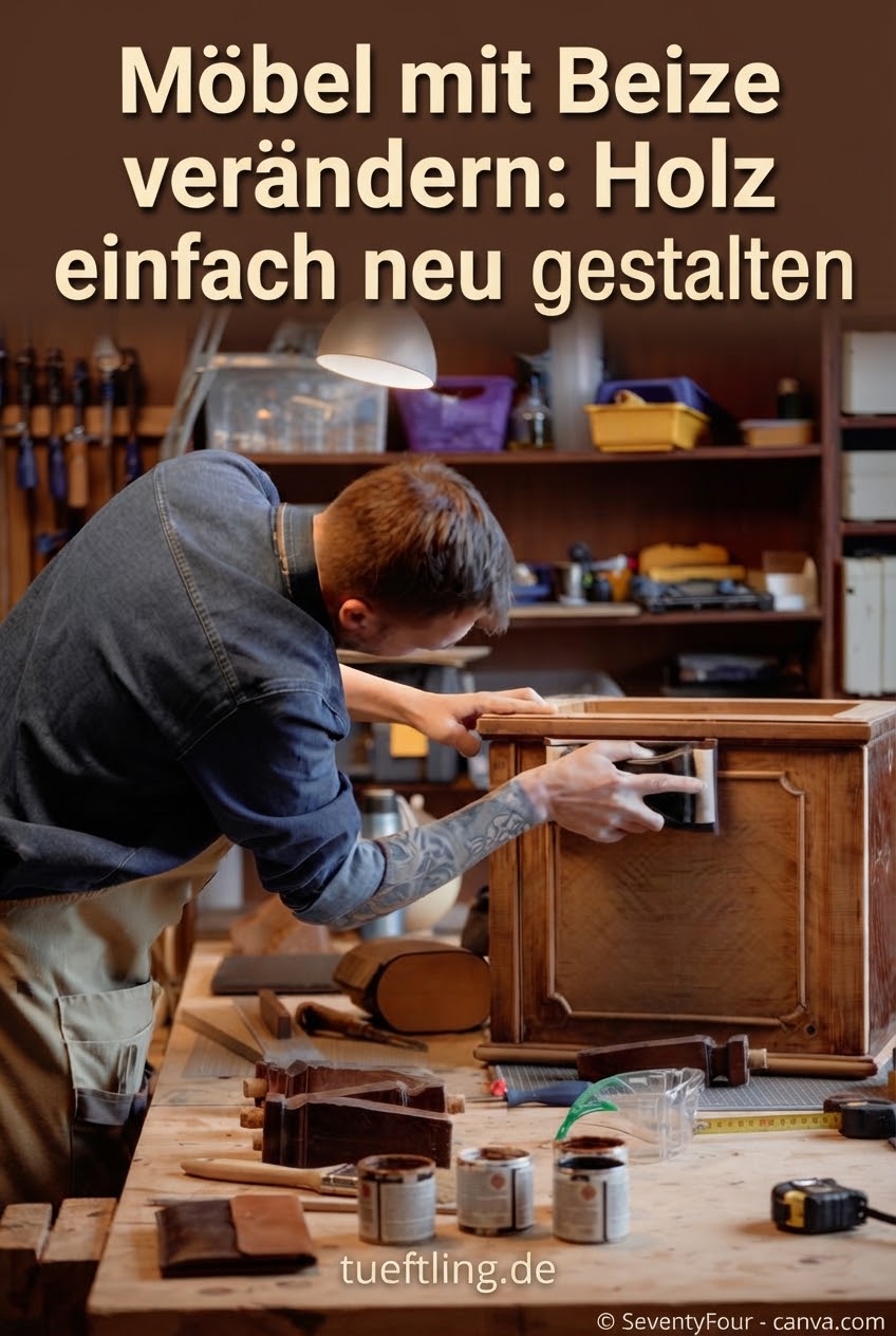 Möbel mit Beize verändern: Holz einfach neu gestalten