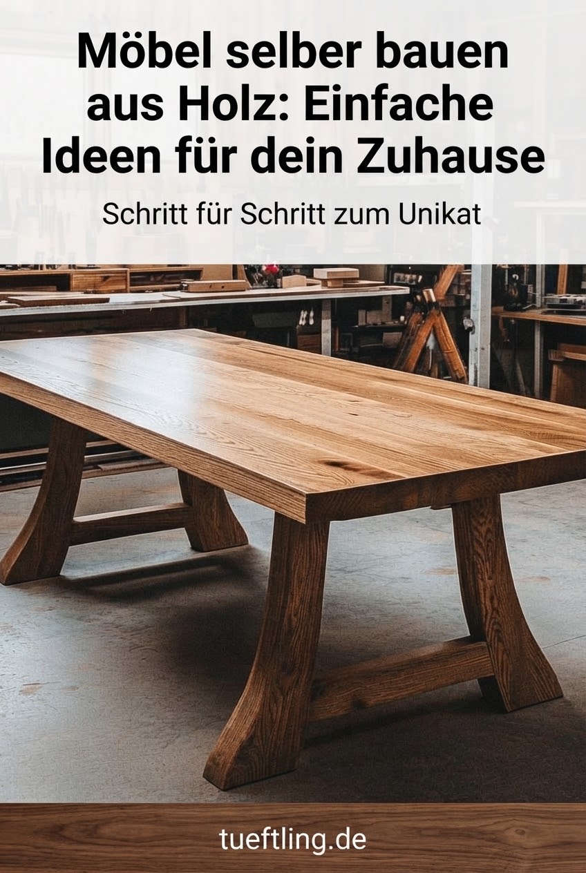 Möbel selber bauen aus Holz: Einfache Ideen für dein Zuhause