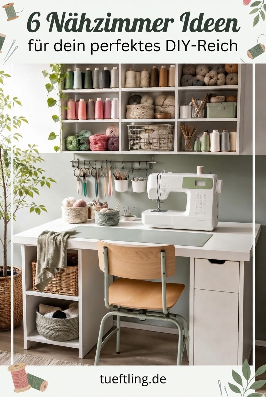 6 Nähzimmer Ideen für dein perfektes DIY-Reich
