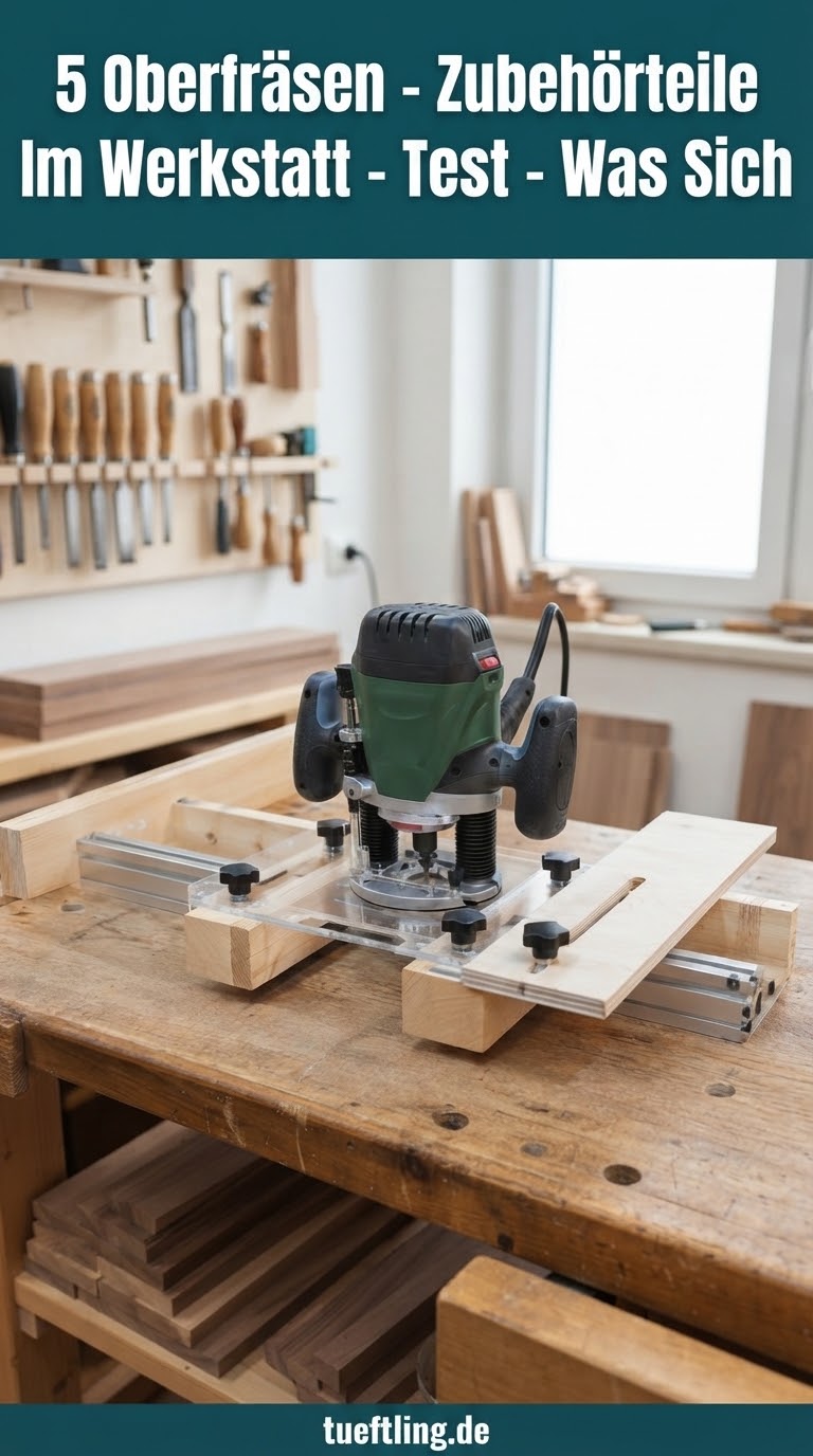 5 Oberfräsen - Zubehörteile Im Werkstatt - Test - Was Sich
