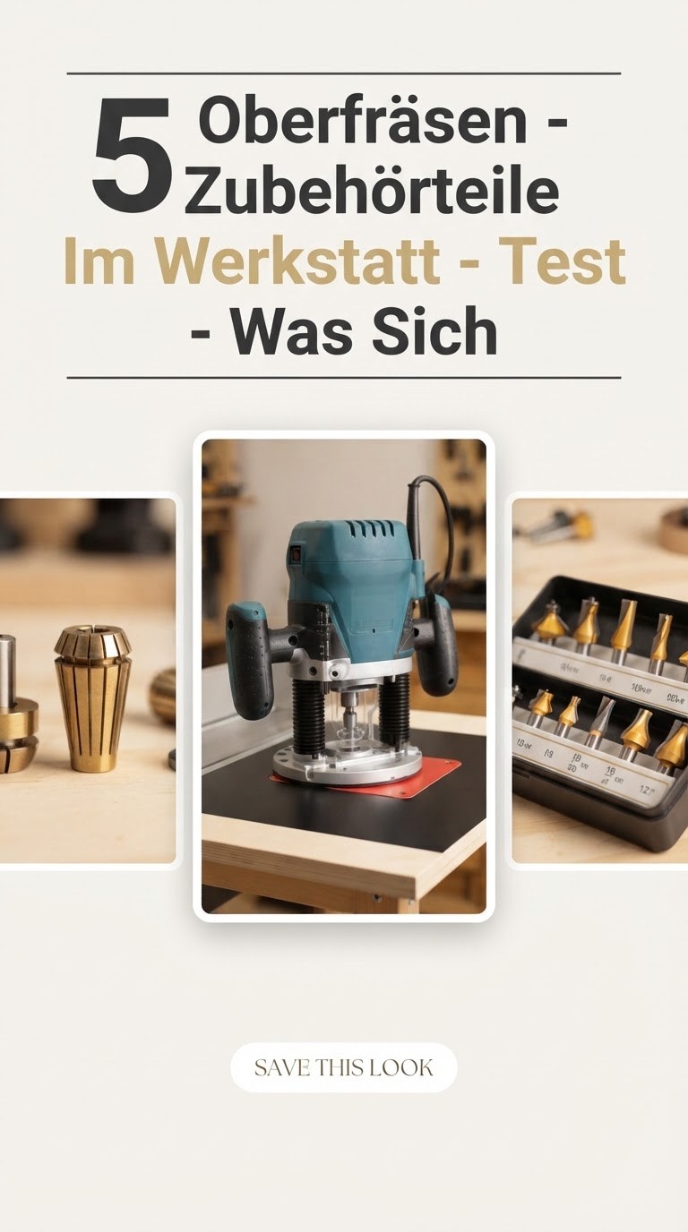 5 Oberfräsen - Zubehörteile Im Werkstatt - Test - Was Sich