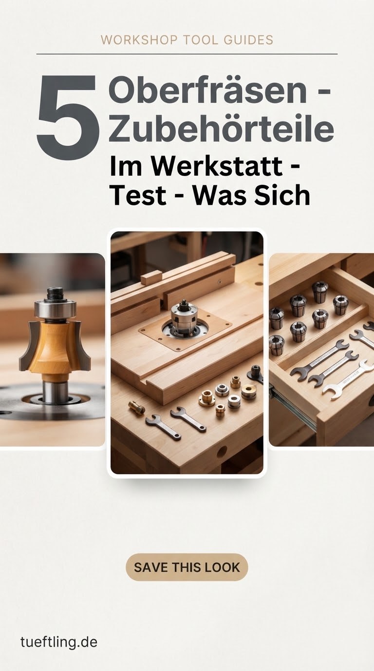 5 Oberfräsen - Zubehörteile Im Werkstatt - Test - Was Sich
