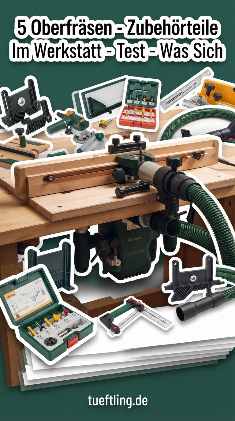 5 Oberfräsen - Zubehörteile Im Werkstatt - Test - Was Sich