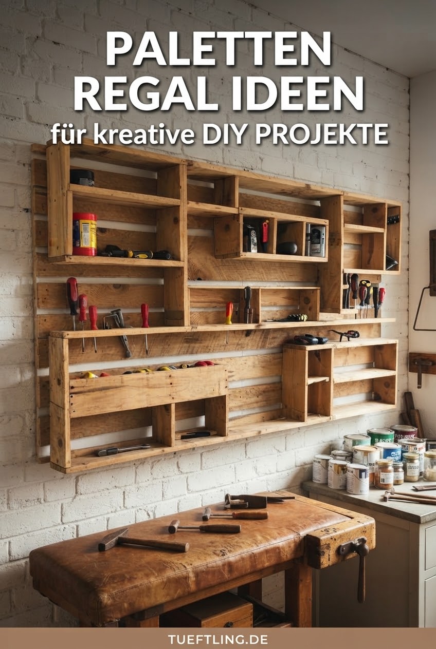 Paletten Regal Ideen für kreative DIY Projekte