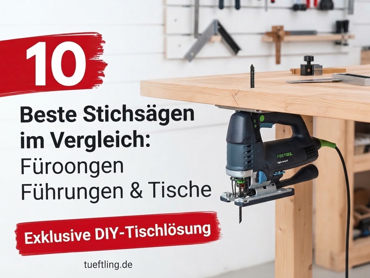 Beste Stichsägen im Vergleich: Führungen & Tische