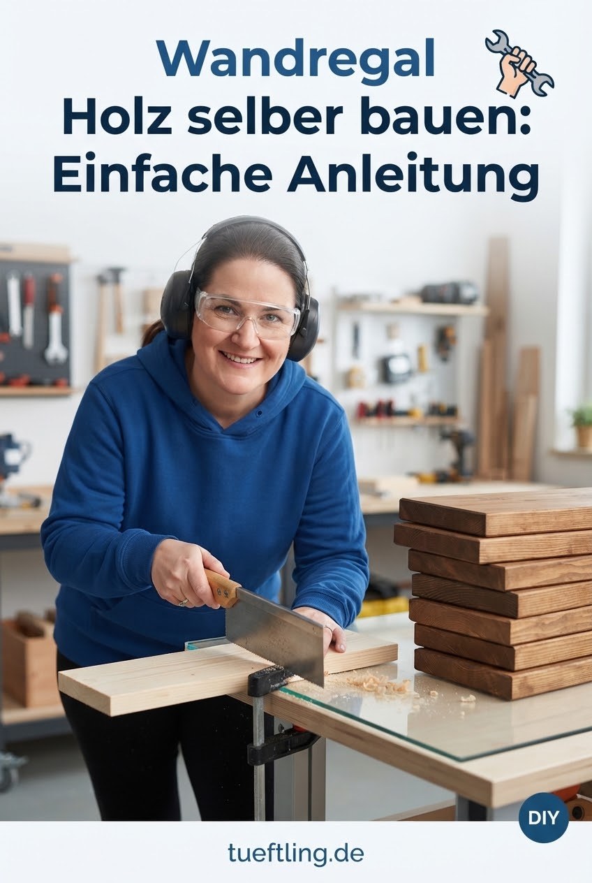 Wandregal Holz selber bauen: Einfache Anleitung