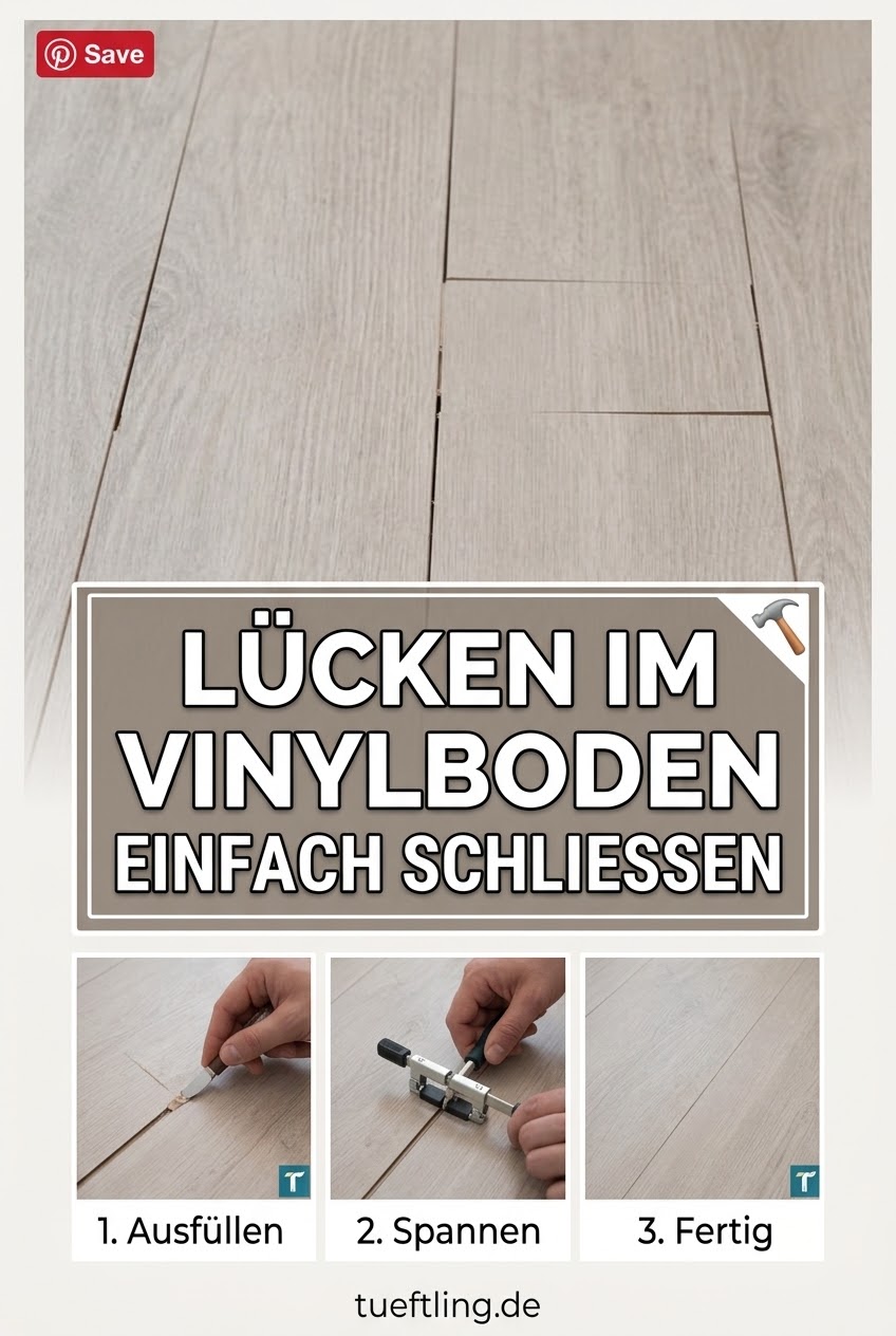 Lücken im Vinylboden einfach schließen