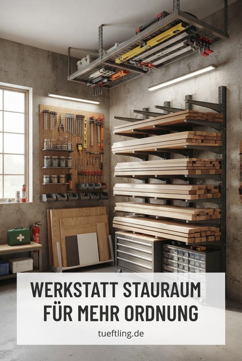 Werkstatt Stauraum Ideen für mehr Ordnung