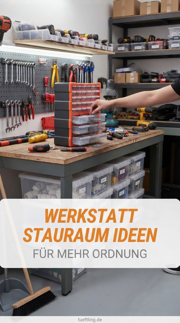 Werkstatt Stauraum Ideen für mehr Ordnung