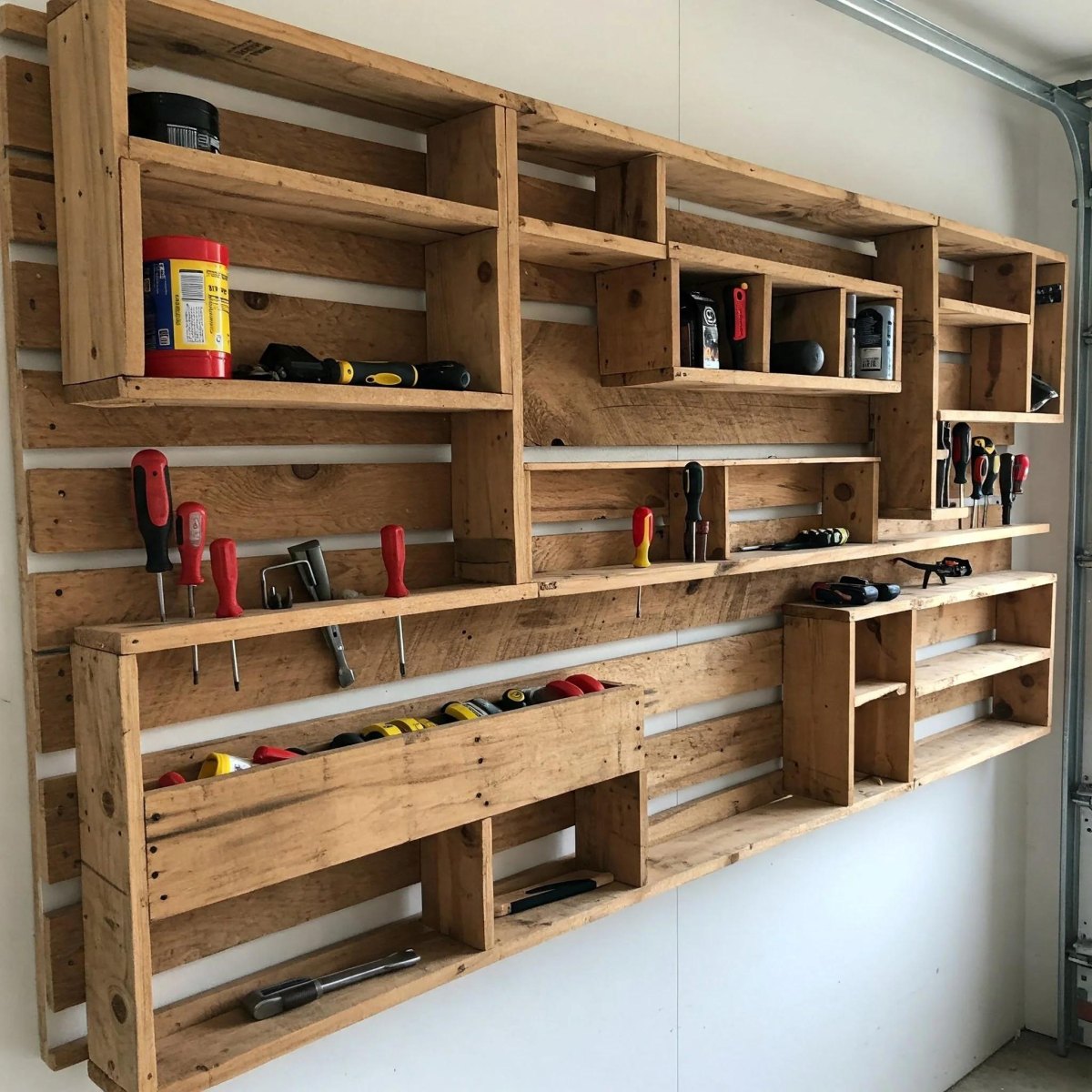 Paletten Regal Werkstatt Garage