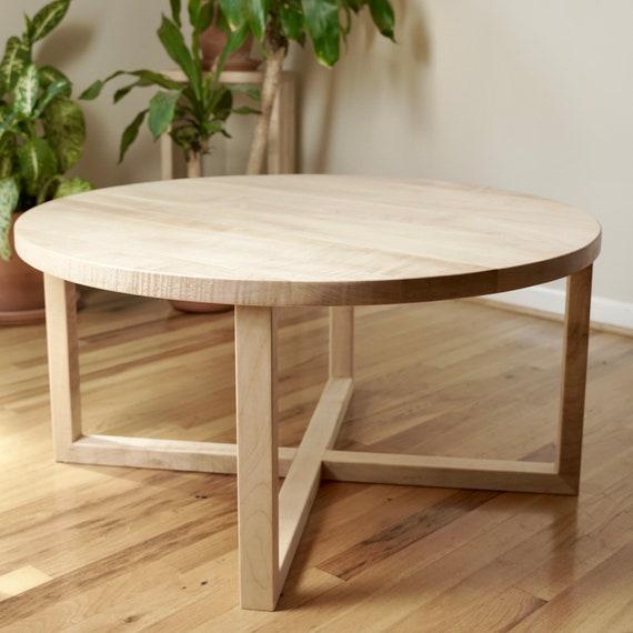Runder DIY Holz Couchtisch