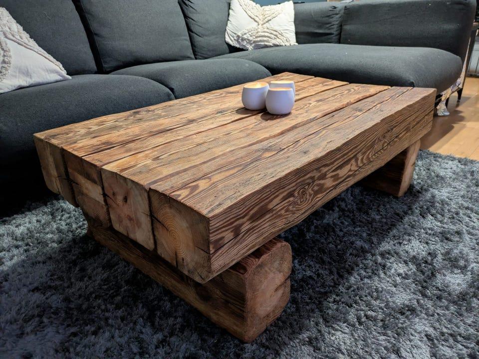 DIY Holz Couchtisch Ideen für dein Zuhause bauen