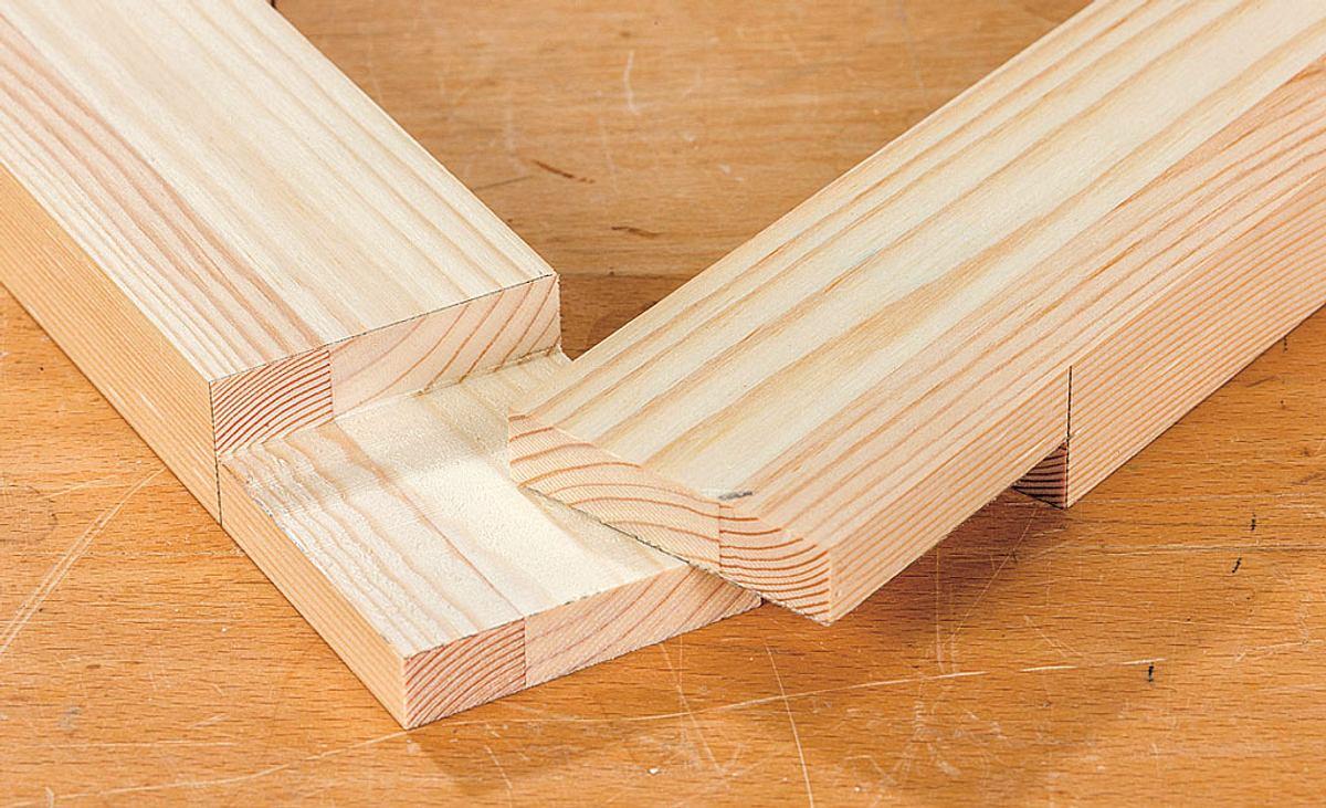 Überblattung Holzverbindung Balken