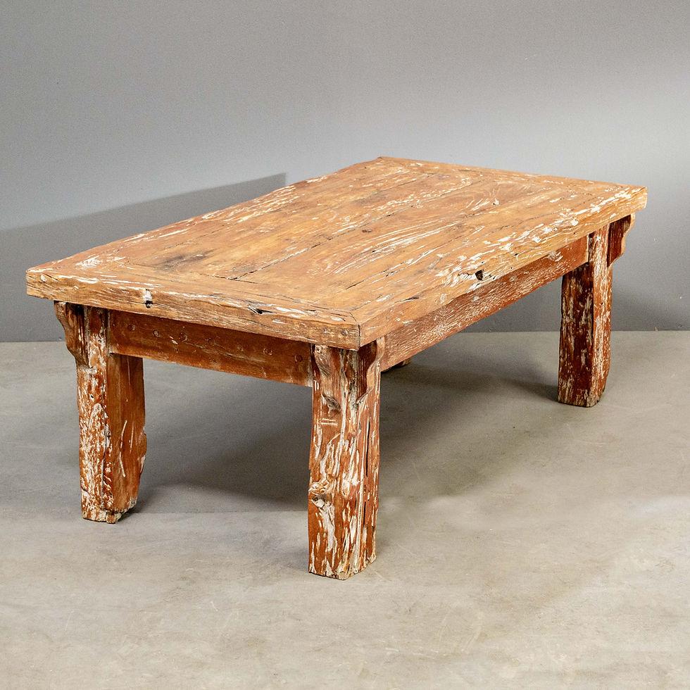 Vintage Holz Couchtisch Patina